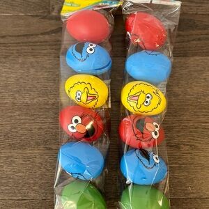 Sesame Street Fillable Easter
Eggs Elmo, Big Bird, Oscar, Cookie Monster 12 ct